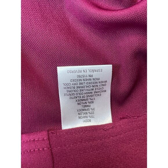 JM Collection Women's Purple High Rise Working Pants Sz 18 - NWT - Picture 6 of 8